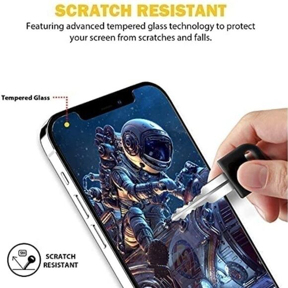 iPhone 12/12 Pro Tempered Glass Screen Protector Brand New! - Picture 2 of 6